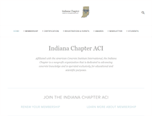 Tablet Screenshot of indianaaci.org